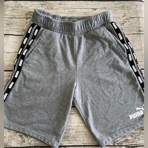 Like new. PUMA shorts Men’s Size S (would probably also fit Youth XL). Gray.
